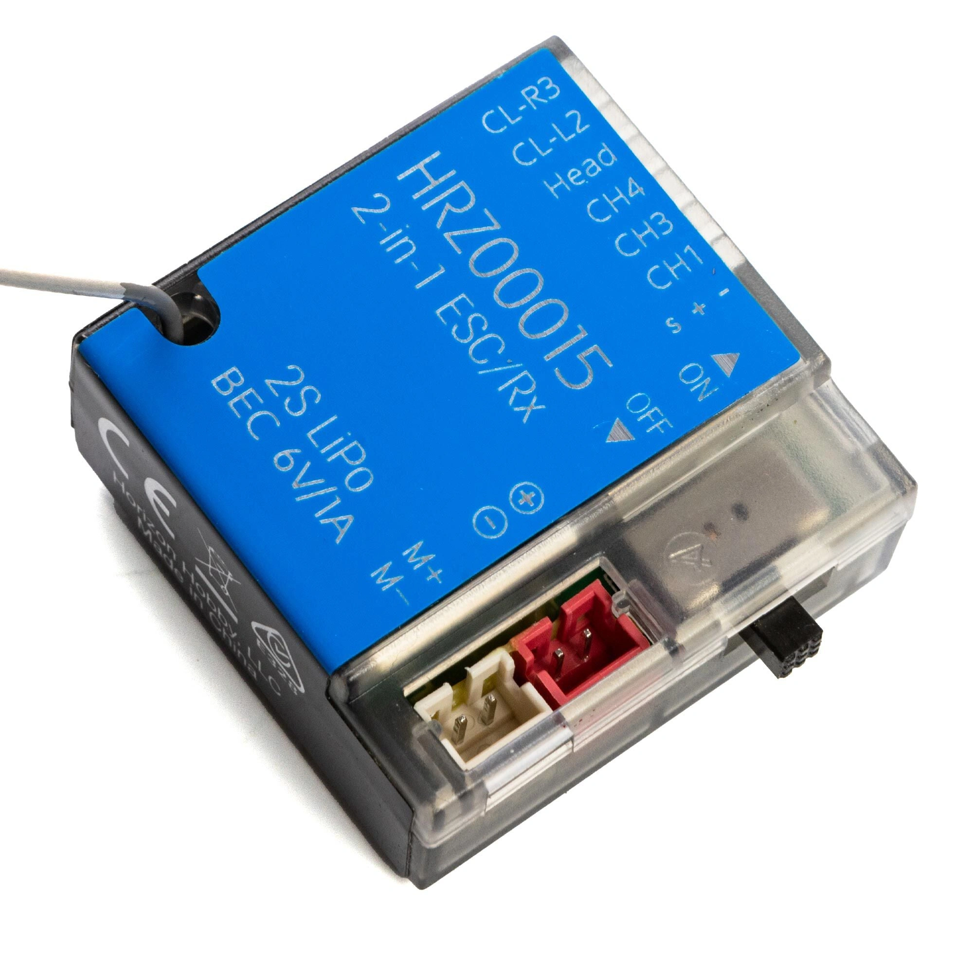 Tiny Powerhouse Combo: 2.4GHz ESC & Receiver for 1/24 RC, EC2 Ready.